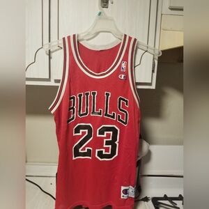 Vintage Chapion Bulls Michael Jordan jersey size 44